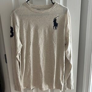 Ralph Lauren Cream Long Sleeve Shirt